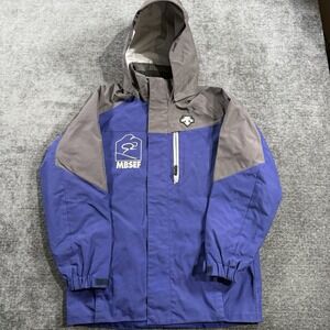 Descente Ski Jacket Junior Size Boys 16 Insulated Blue‎ & Gray MBSEF Winter Snow